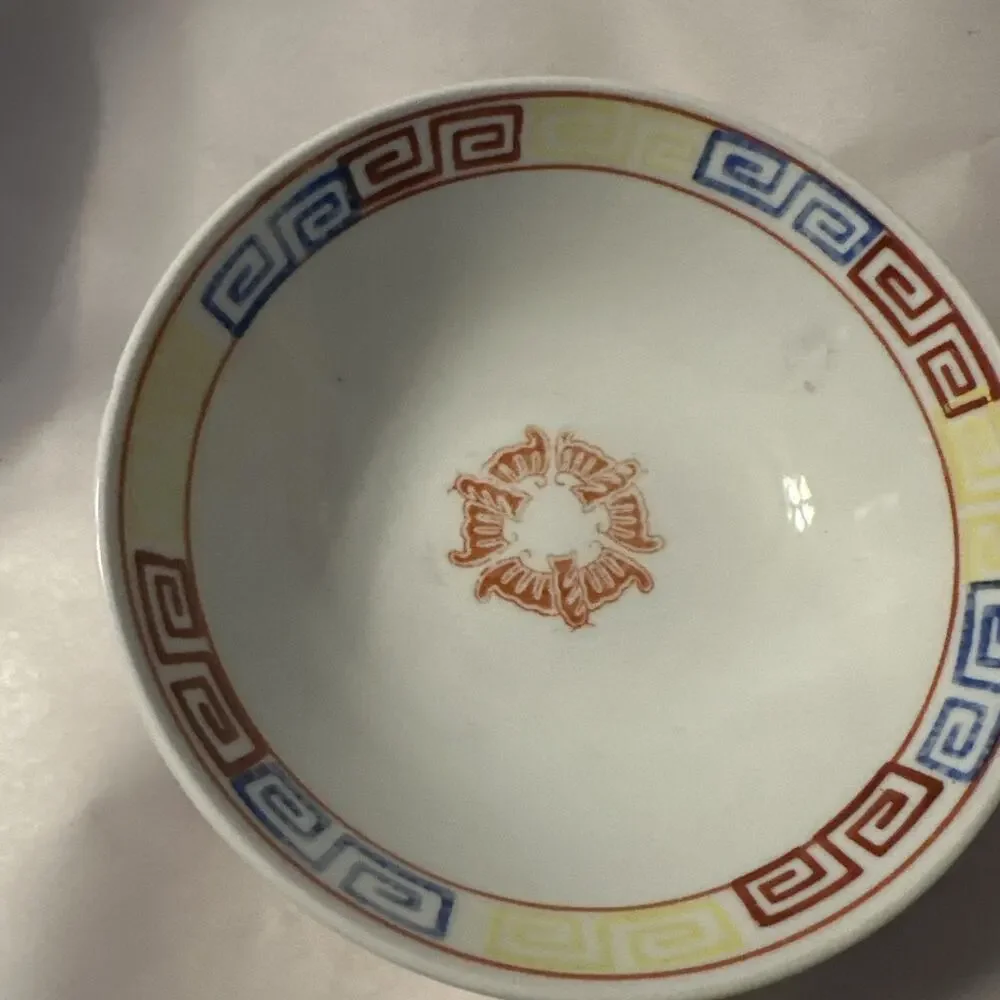 Vintage‎ Asian Dragon Motif #50 Bowl 7.50” Diameter X 2.75”Deep Made In Japan